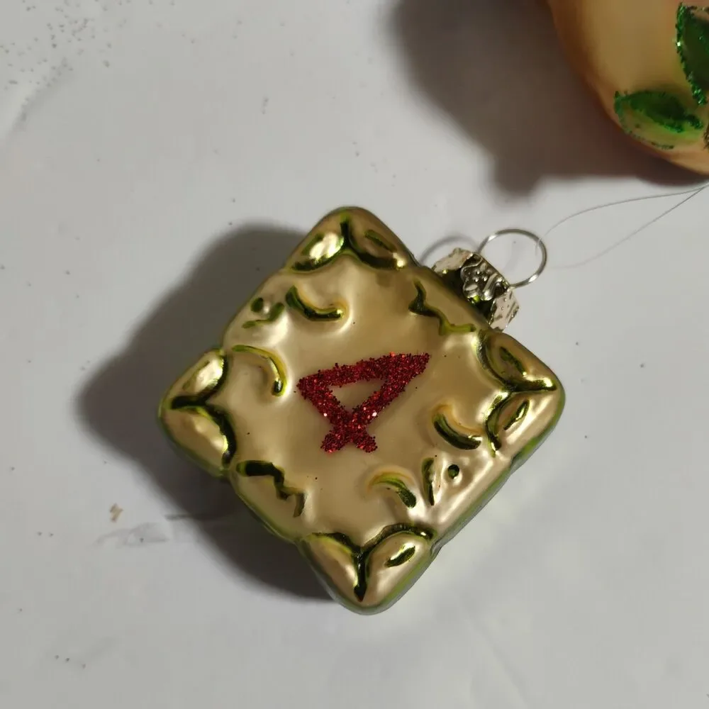 Grande Living 12 Days of Christmas  Glass Tree Ornaments 4,5,6 by Dillard's